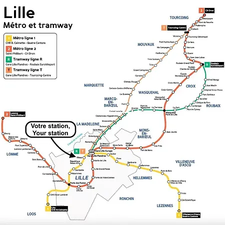 Two Bedroom In The Heart Of Old Lille